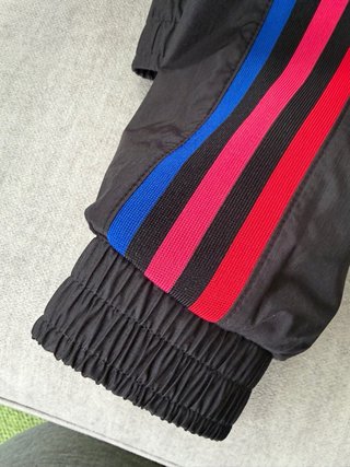 Chaqueta Cortavientos Adidas Negra Multicolor
