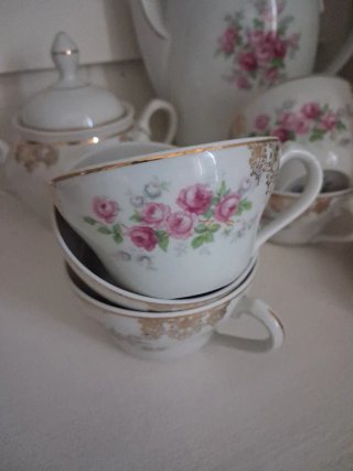 Juego de café Santa Clara Vigo antiguo