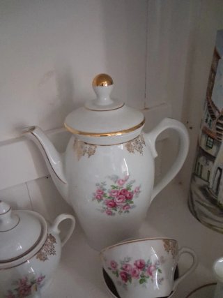 Juego de café Santa Clara Vigo antiguo