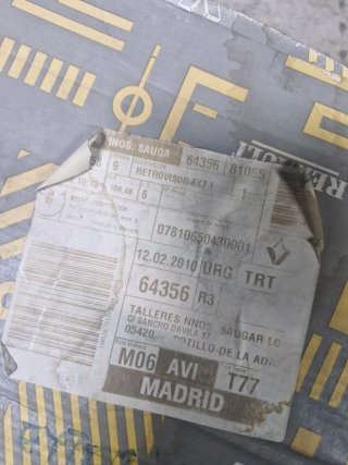 Retrovisor Izquierdo Renault Laguna II