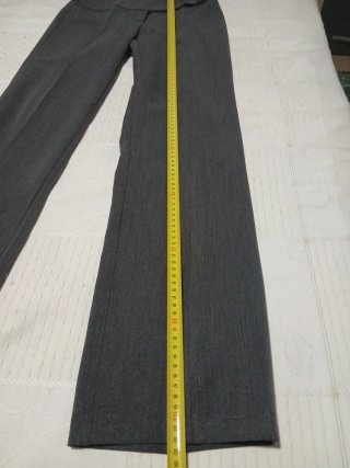 Pantalón de vestir gris mujer