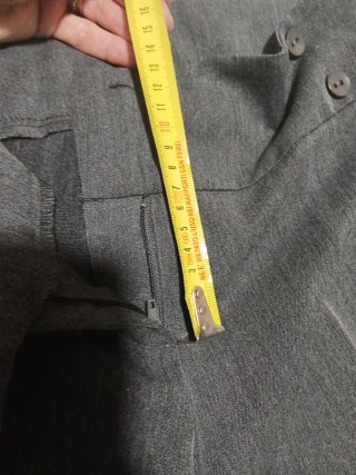 Pantalón de vestir gris mujer