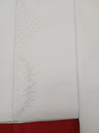 Juego de cama bordado a mano sin iniciales