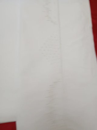 Juego de cama bordado a mano sin iniciales