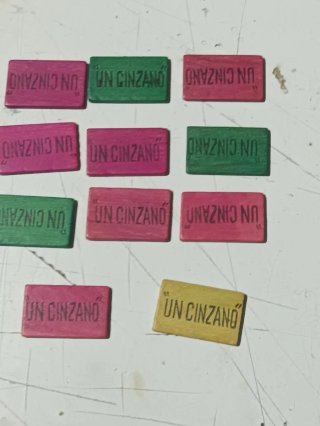 Fichas de madera Un Cinzano