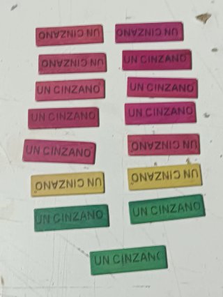 Fichas de madera Un Cinzano