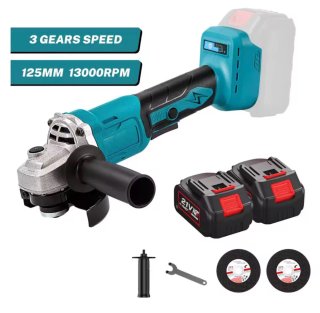 Amoladora Radial con 2 Baterías y Cargador