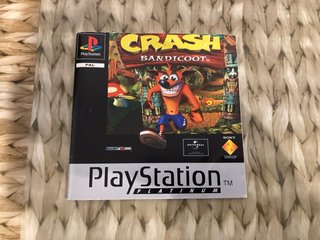 🇪🇺 🇪🇸 Manual Crash Bandicoot PlayStation PSX