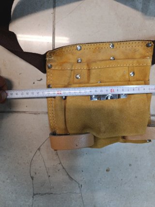 Cinturón portaherramientas de cuero