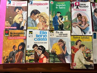 LOTE DE 34 NOVELAS DE NOVELA ROMANTICA