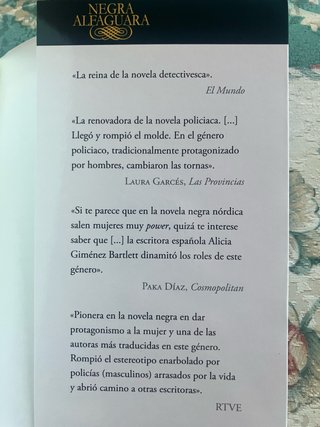 La presidenta. Alicia Giménez Bartlett