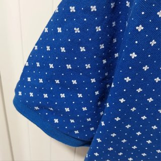 Polo T&K Classic Knits Azul Talla L