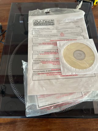 Giradischi DJ-Tech Vinyl USB SC