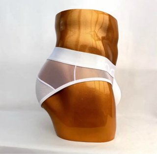 JOCKMAIL Slip Transparente Negro Talla M/L