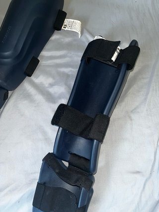 Espinilleras Decathlon Azul