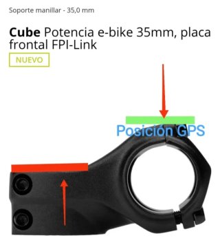 Soporte GPS Cube one44/77