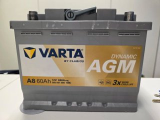 Batería Varta A8 60Ah AGM Nueva