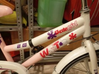 Bicicleta infantil blanca niña 8 años