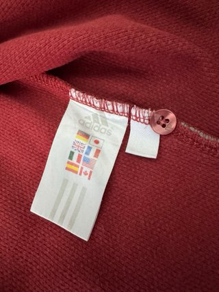 Polo Adidas Vintage Deportivo Talla L