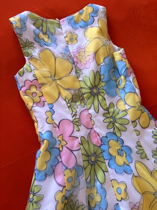 Vestido JuliaJune retro chic tul estampado