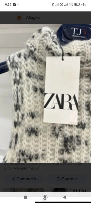 Jersey largo sin mangas Zara