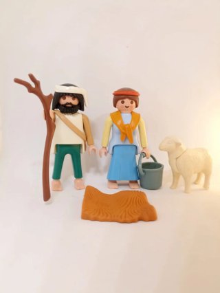 Playmobil Belén con Oveja y Pastor