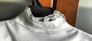 Camisa de verano muy fina, de Algodón y Seda Blanc