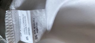 Camisa de verano muy fina, de Algodón y Seda Blanc