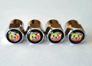Abarth 4 Tapones de Neumáticos Llantas Ruedas