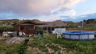 Campo con casa