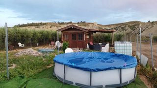 Campo con casa