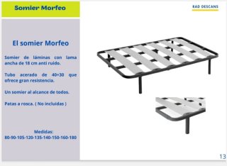 2 Somieres 200x90 + Colchón 200x180