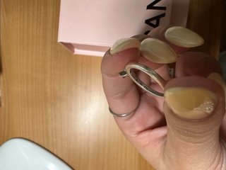 Anillo Pandora Plata Ley Tu y Yo Rosa