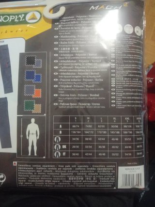 Pantalones de trabajo PANOPLY negros
