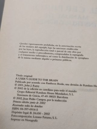 El Cerebro Manual DeInstrucciones