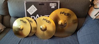 Set 3 Platillos Paiste serie 101 Brass