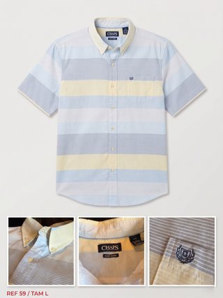 Camisa Chaps Ralph Lauren Riscas L