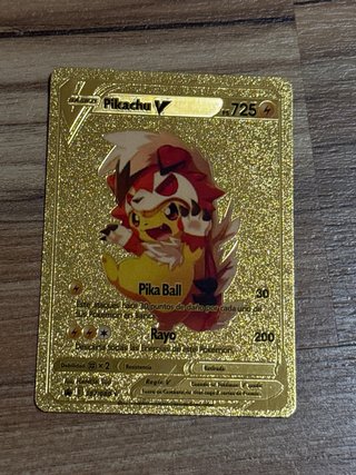 Colección Cartas Pikachu V Oro