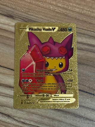 Colección Cartas Pikachu V Oro
