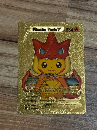 Colección Cartas Pikachu V Oro