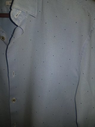Camisa Zara Azul Talla l
