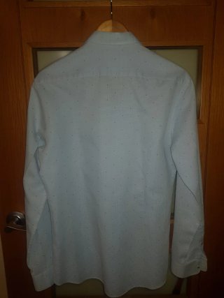 Camisa Zara Azul Talla l