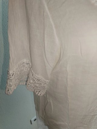 Camisa Ibicenca Blanca Talla XL