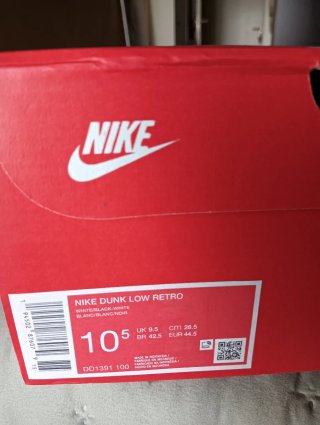 Zapatillas Nike Dunk Low Black White, originales
