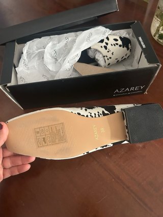 Bailarinas Azarey estampado vaca