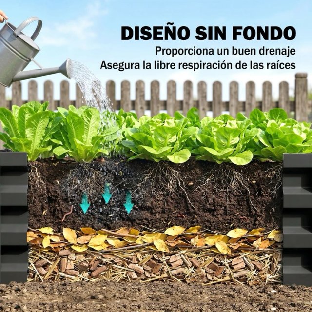 Set 2 Jardineras Acero Exterior