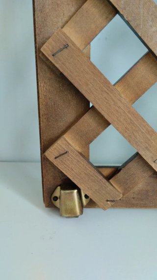 Puerta Armario Celosia Antigua, de Madera Maciza