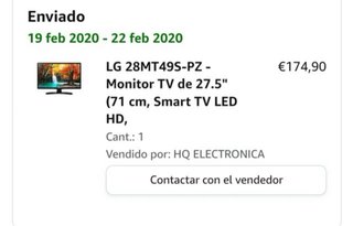Monitor TV LG 28 pollici