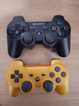 Mandos PS3 Sony Negros y Amarillos