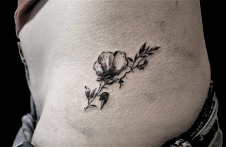 Tattoos de línea fina y Blackwork. Granada.